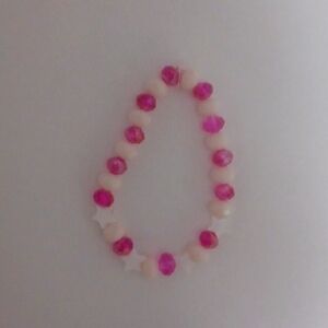 Pink peach bracelet